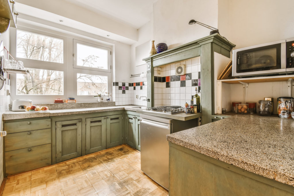 Kitchen in new home
